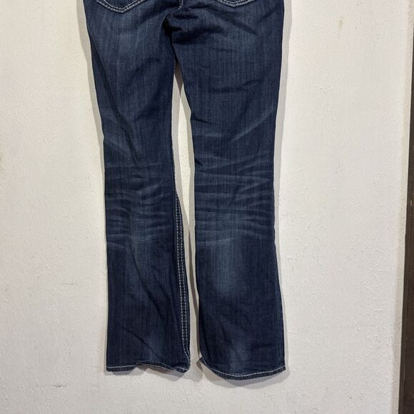 Be Rock for Express Jeans Women Size 31 Blue Boot Cut - Picture 6 of 11